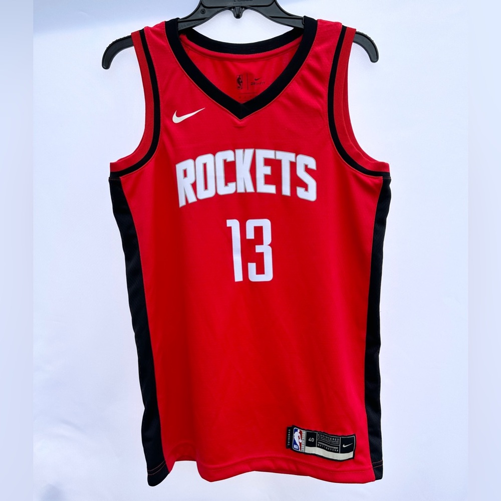 Nike James Harden Jersey, Houston Rockets, Dri-Fit, Size Small, New, Swingman